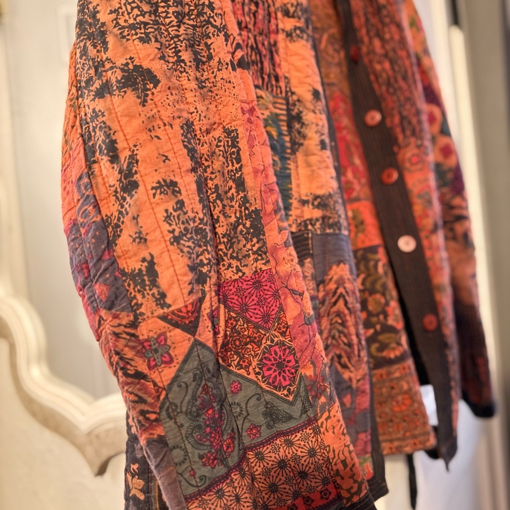 Chadwicks Multicolor Patchwork Blazer - image 5